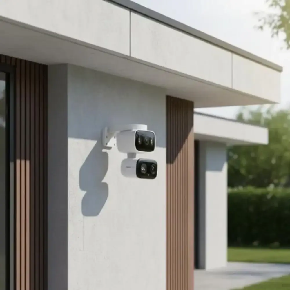 Camara Wifi Tp-link Tapo C246d 2k 3mp Exterior Doble Lente